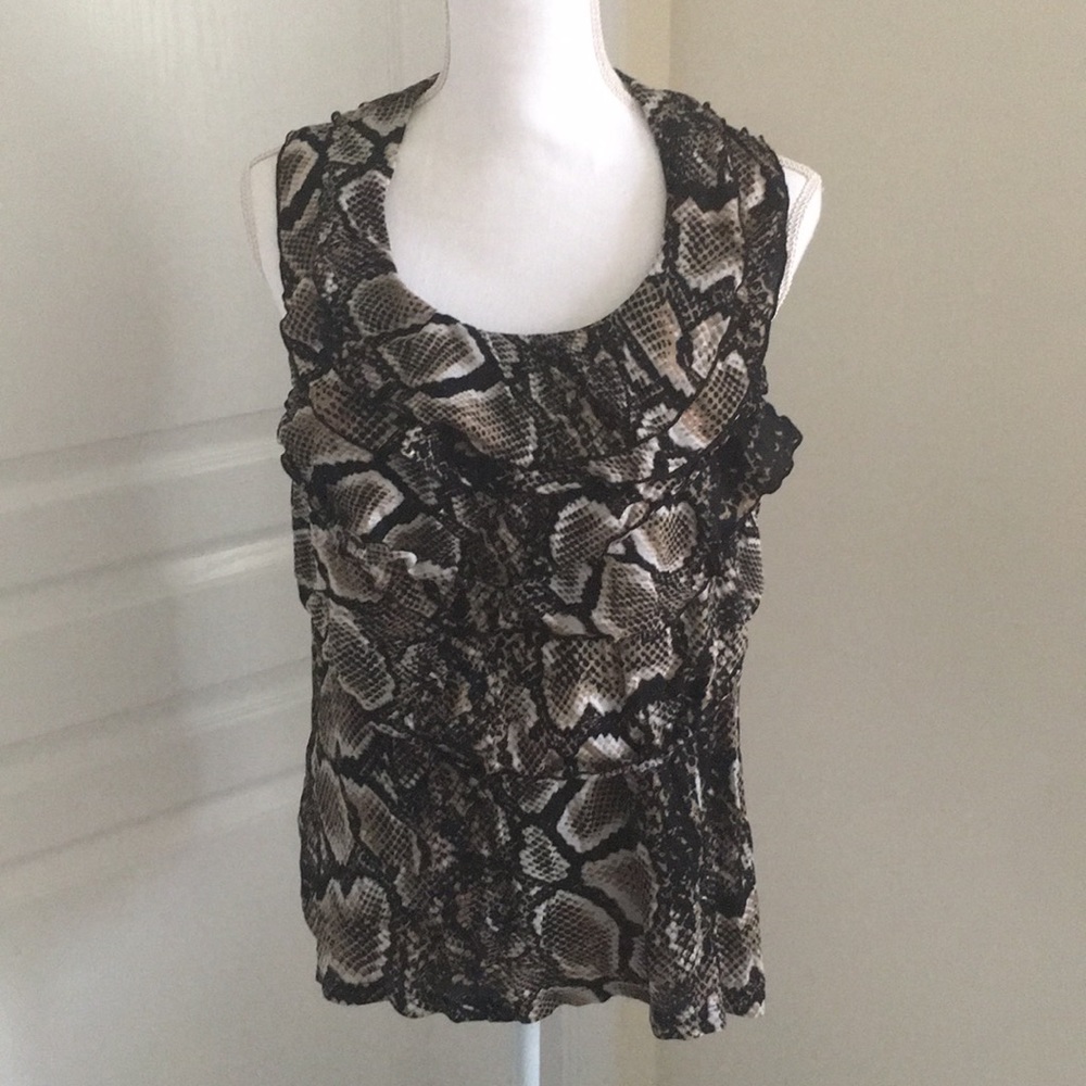 Beautiful Snake Print Halter Top